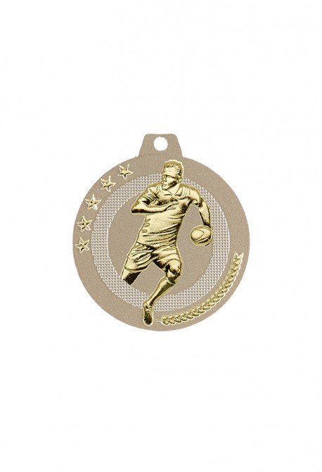 Médaille Ã˜ 50 mm Rugby  - NQ12