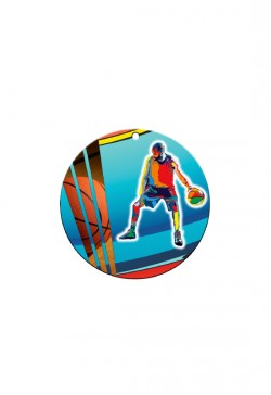 Médaille Ã˜ 70 mm Basket - NB05
