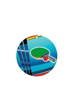 Médaille Ã˜ 70 mm Tennis de table - NB23