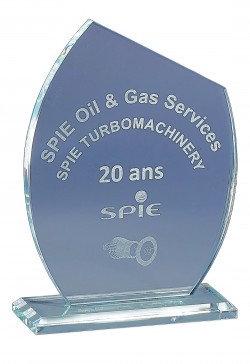 Trophée Verre Personnalisé 169-01-CLI