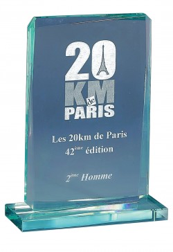 Trophée Verre Personnalisé 169-21-CLI