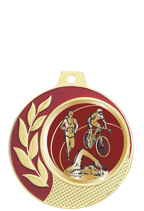 Médaille Ã˜ 70 mm Triathlon  - CZ24