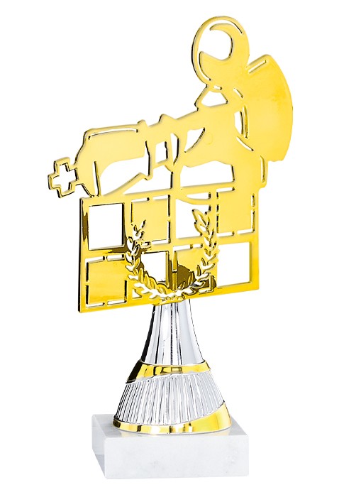 Trophée Métal Echecs 55107