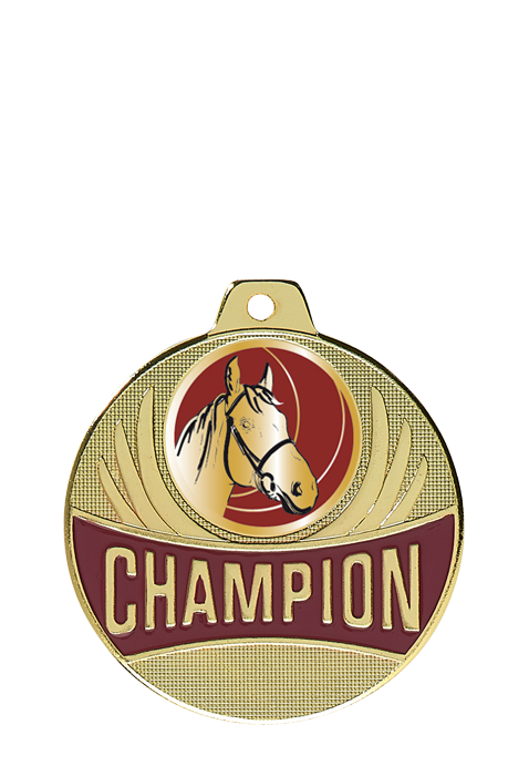 Médaille Ø 50 mm Équitation  CX07